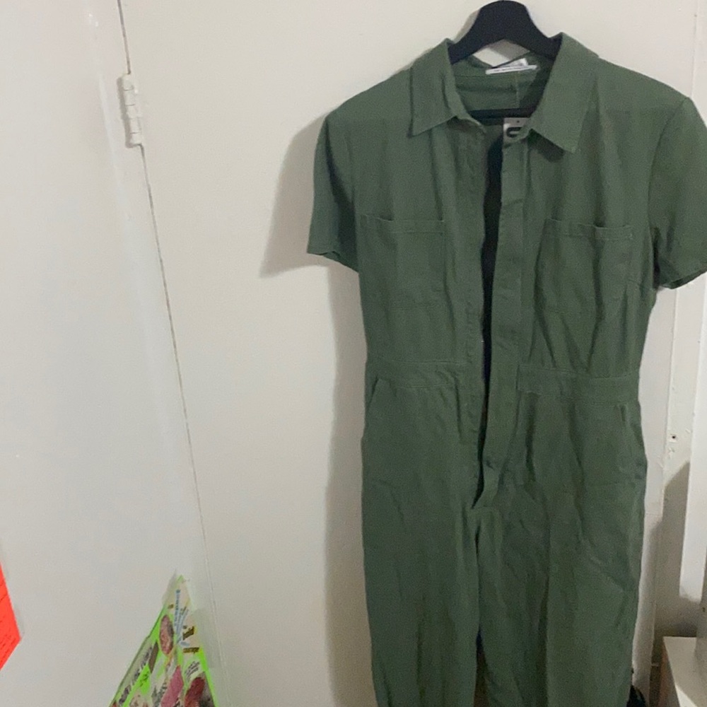 Urban Outfitters Army Green Jumpsuit